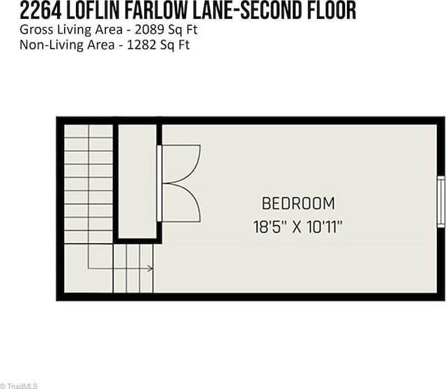 2264 Loflin Farlow Ln, Sophia, NC 27350 - view of property floor plan