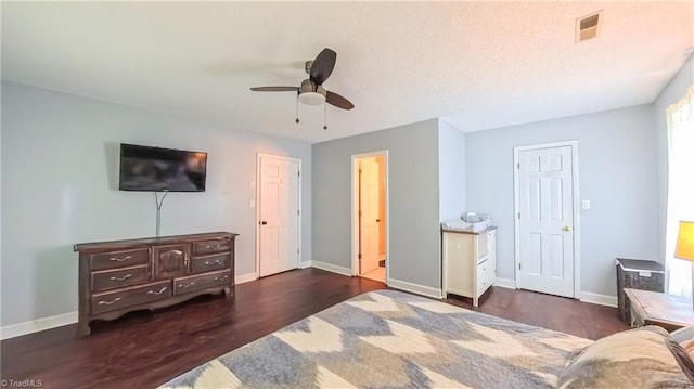 1721 Abbottsford Dr, Kernersville, NC 27284 - bedroom with wood finished floors and ceiling fan