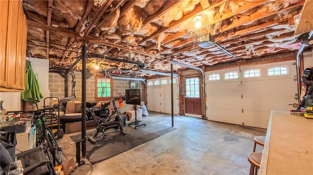 1721 Abbottsford Dr, Kernersville, NC 27284 - garage featuring a garage door opener