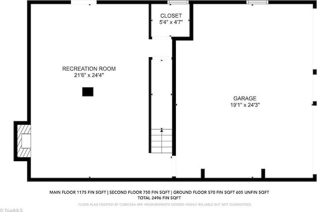 1721 Abbottsford Dr, Kernersville, NC 27284 - view of home floor plan