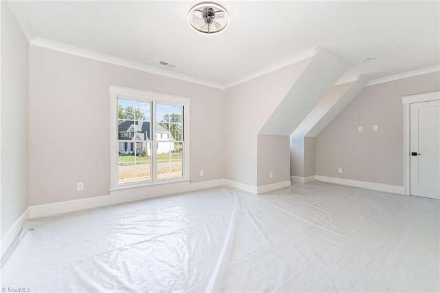 bonus room featuring light colored carpet