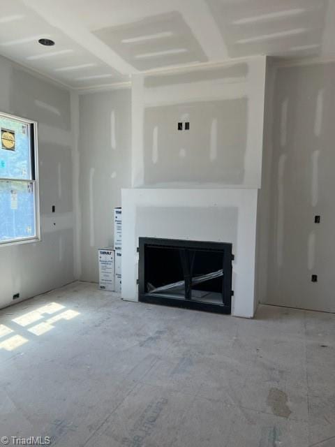 view of unfurnished living room