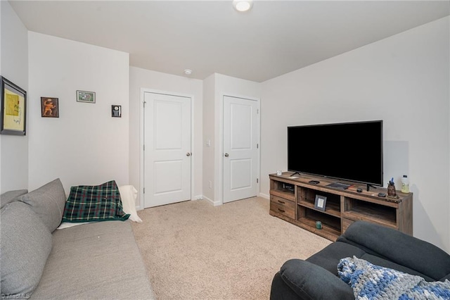 4997 Payne St, Trinity, NC 27370 - carpeted living room with baseboards
