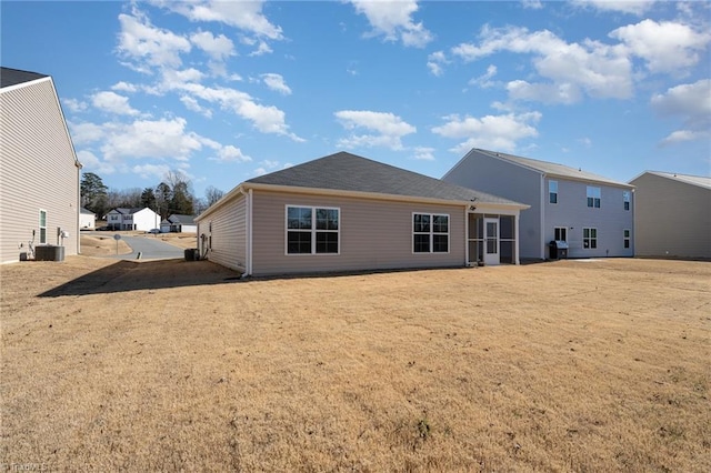 4997 Payne St, Trinity, NC 27370 - rear view of house with central air condition unit