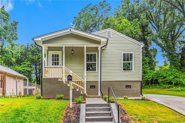 1732 Harrison Ave, Winston-Salem, NC 27105 - view of front of house featuring a front lawn