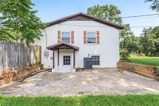 3640 Wyandotte Ave, Winston-Salem, NC 27127 - back of house featuring a patio and brick siding
