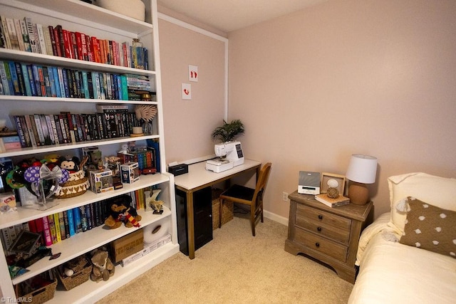 123 Greenbriar St, Mount Airy, NC 27030 - office area with carpet floors and baseboards