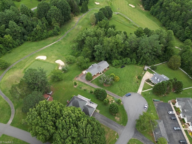 123 Greenbriar St, Mount Airy, NC 27030 - aerial view of property and surrounding area featuring a local golf course