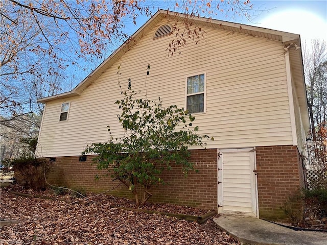 view of side of property