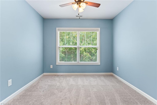 822 Blue Lake Dr, Mebane, NC 27302 - empty room with a ceiling fan and carpet
