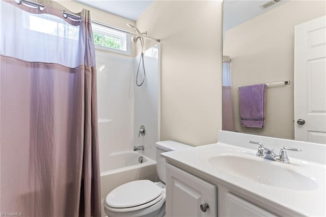 822 Blue Lake Dr, Mebane, NC 27302 - bathroom featuring vanity and shower / bathtub combination with curtain