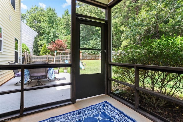 822 Blue Lake Dr, Mebane, NC 27302 - doorway featuring an office area