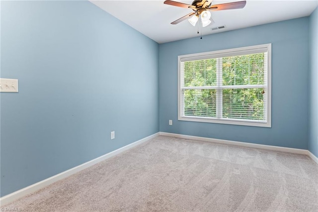 822 Blue Lake Dr, Mebane, NC 27302 - unfurnished room with ceiling fan and carpet floors