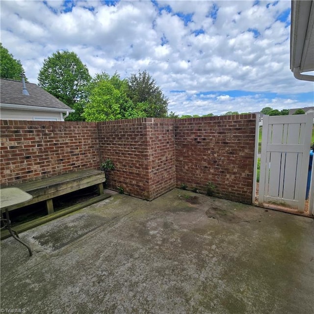 view of patio