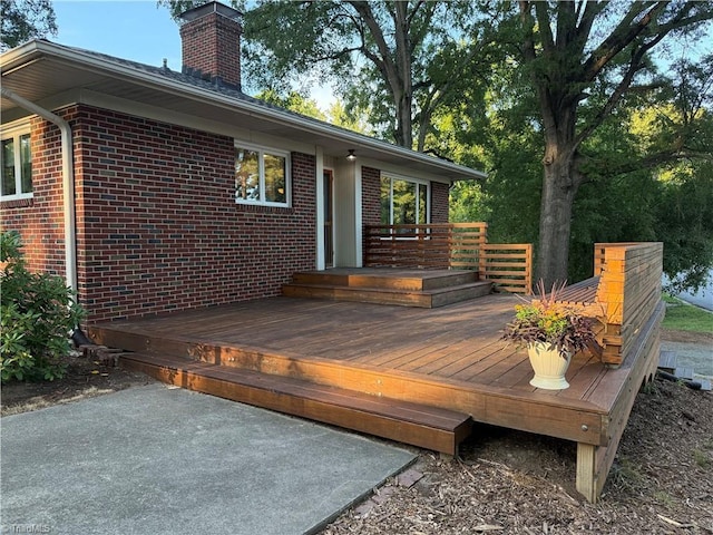 503 Tarleton Ave, Burlington, NC 27215 - wooden deck featuring a patio