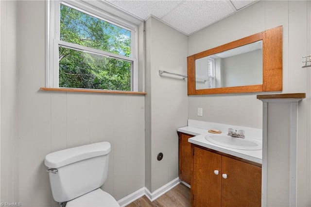 503 Tarleton Ave, Burlington, NC 27215 - half bathroom with vanity and wood finished floors