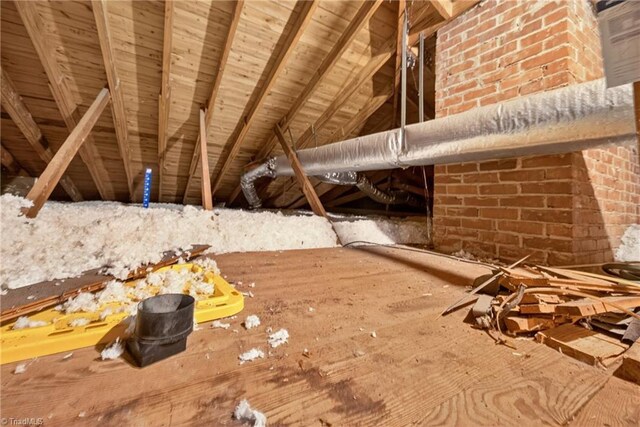 503 Tarleton Ave, Burlington, NC 27215 - view of unfinished attic