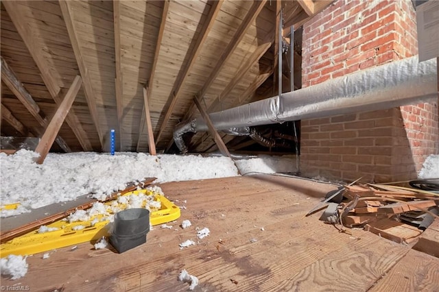 503 Tarleton Ave, Burlington, NC 27215 - view of unfinished attic