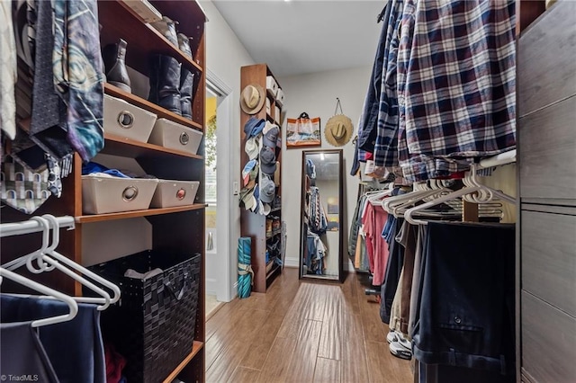 653 Piedmont Crossing Dr, High Point, NC 27265 - spacious closet with wood finished floors
