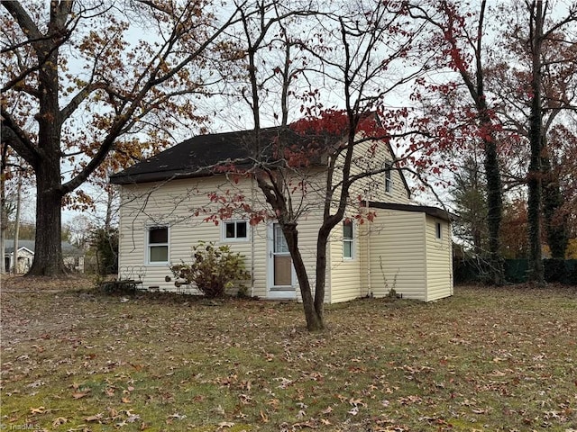 view of side of home