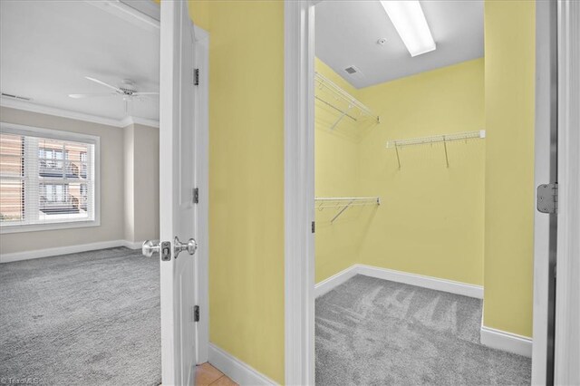 6832 Main St Unit 226, Wilmington, NC 28405 - spacious closet with carpet floors and ceiling fan