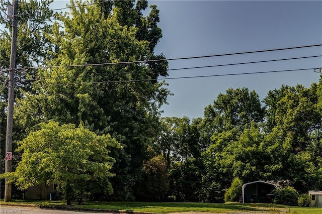 2405 Ellington St, Greensboro, NC 27403 - view of yard with a carport