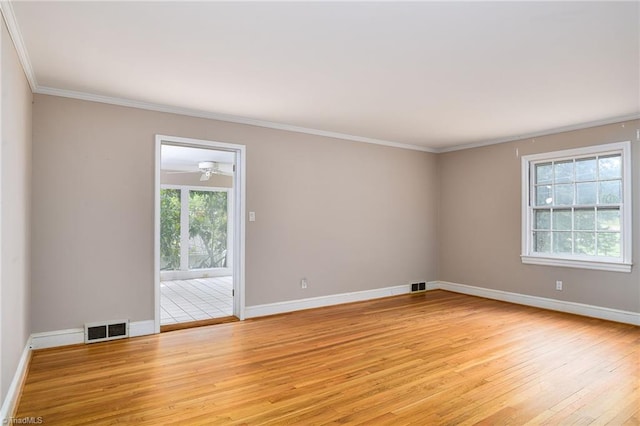 515 N Pine Valley Rd N, Winston-Salem, NC 27106 - unfurnished room featuring light wood finished floors and ornamental molding