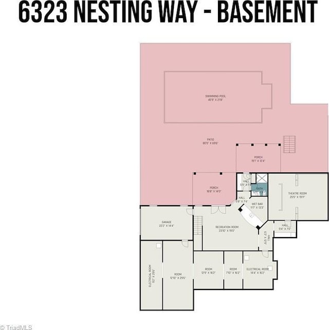 6323 Nesting Way, Oak Ridge, NC 27310 - view of layout