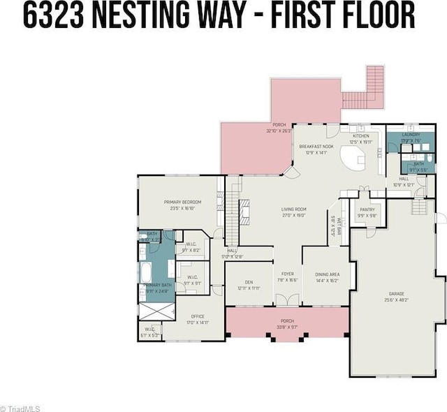 6323 Nesting Way, Oak Ridge, NC 27310 - plan