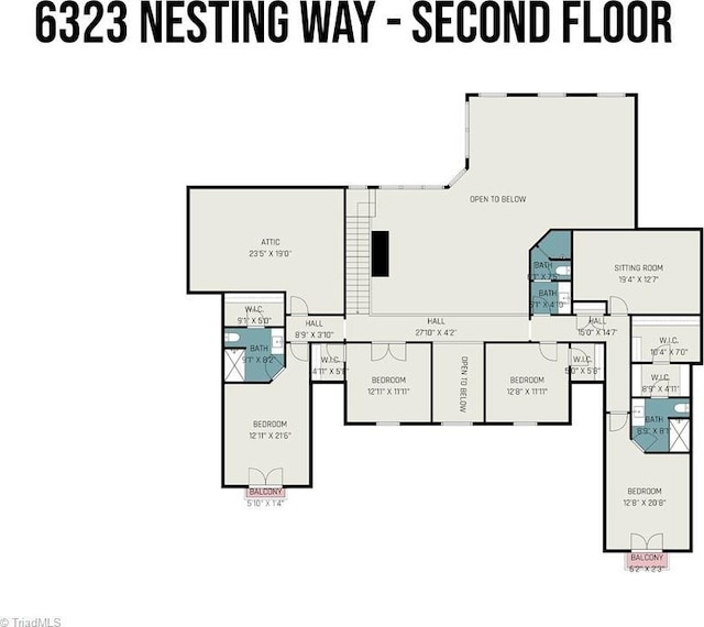 6323 Nesting Way, Oak Ridge, NC 27310 - plan