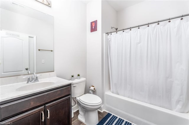 2110 Owls View Ln, Colfax, NC 27235 - full bathroom featuring vanity and shower / bath combination with curtain