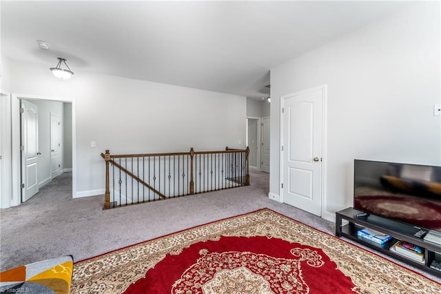2110 Owls View Ln, Colfax, NC 27235 - sitting room featuring an upstairs landing and carpet floors
