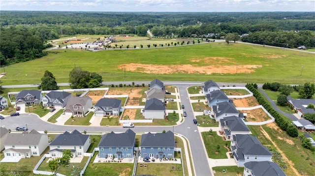 2110 Owls View Ln, Colfax, NC 27235 - aerial perspective of suburban area with a heavily wooded area