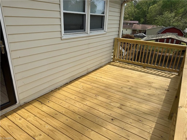 1632 Sanford Dr, Winston-Salem, NC 27105 - view of wooden deck