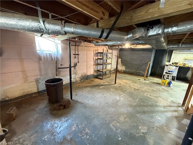 1632 Sanford Dr, Winston-Salem, NC 27105 - view of unfinished below grade area