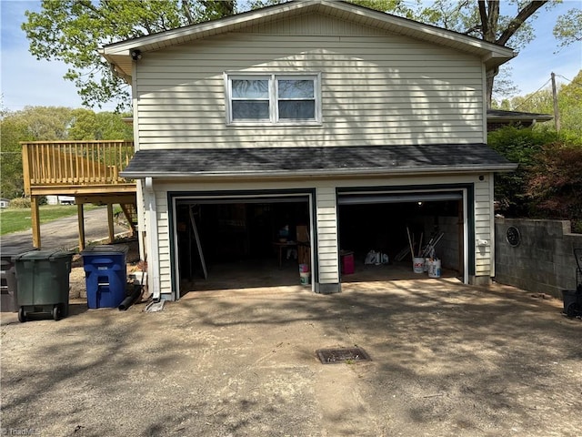 1632 Sanford Dr, Winston-Salem, NC 27105 - garage with driveway