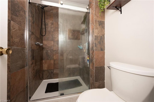 3950 Valley Ct Unit E, Winston-Salem, NC 27106 - full bath with toilet and a shower stall