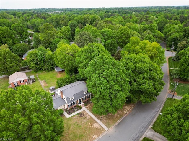 2021 Sunnybrook Dr, Burlington, NC 27215 - birds eye view of property with a wooded view