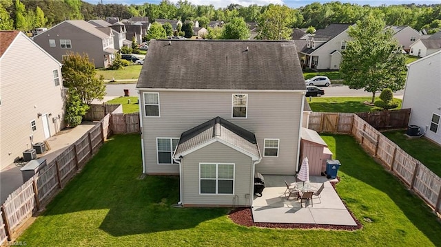 2503 Macdougall Dr, Burlington, NC 27217 - rear view of house featuring a residential view and a lawn