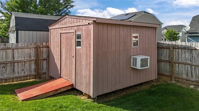 2503 Macdougall Dr, Burlington, NC 27217 - view of shed with a fenced backyard