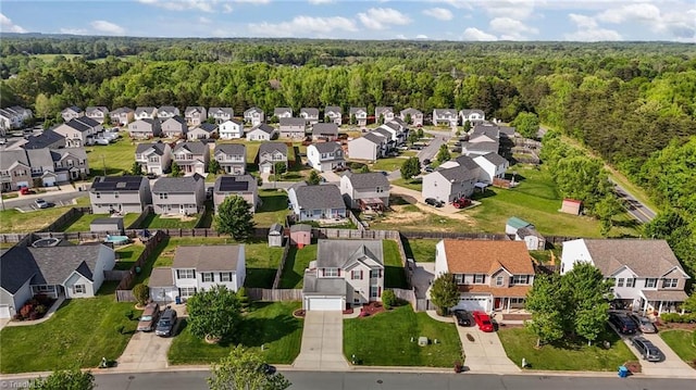 2503 Macdougall Dr, Burlington, NC 27217 - aerial view featuring a residential view and a forest view