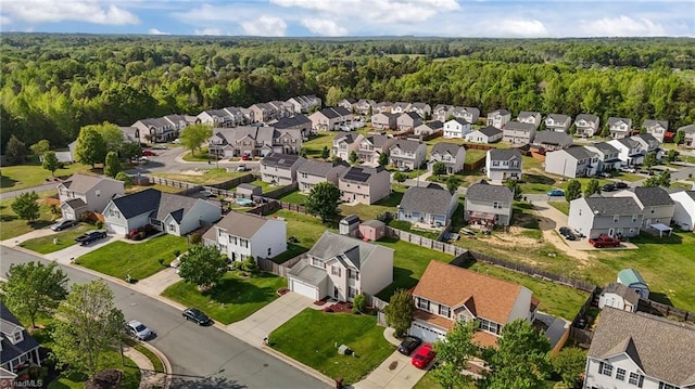 2503 Macdougall Dr, Burlington, NC 27217 - birds eye view of property with a residential view and a forest view