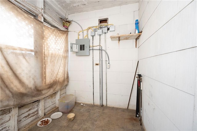 utility room with electric panel