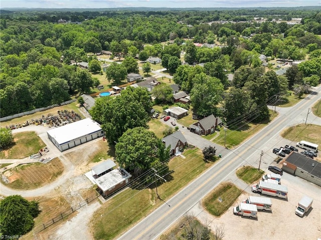 view of aerial view