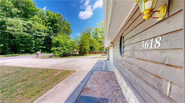 3618 Rockwood Dr, High Point, NC 27265 - view of side of home featuring ceiling fan