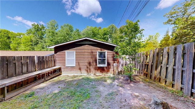 3618 Rockwood Dr, High Point, NC 27265 - rear view of house with a fenced backyard