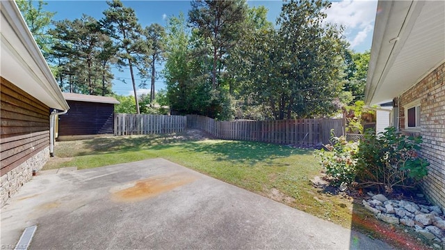 3618 Rockwood Dr, High Point, NC 27265 - view of yard featuring a fenced backyard and a patio area