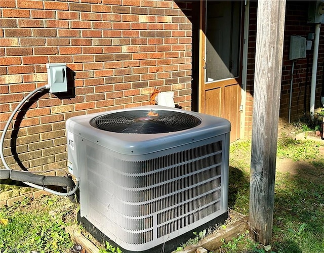 exterior details featuring cooling unit