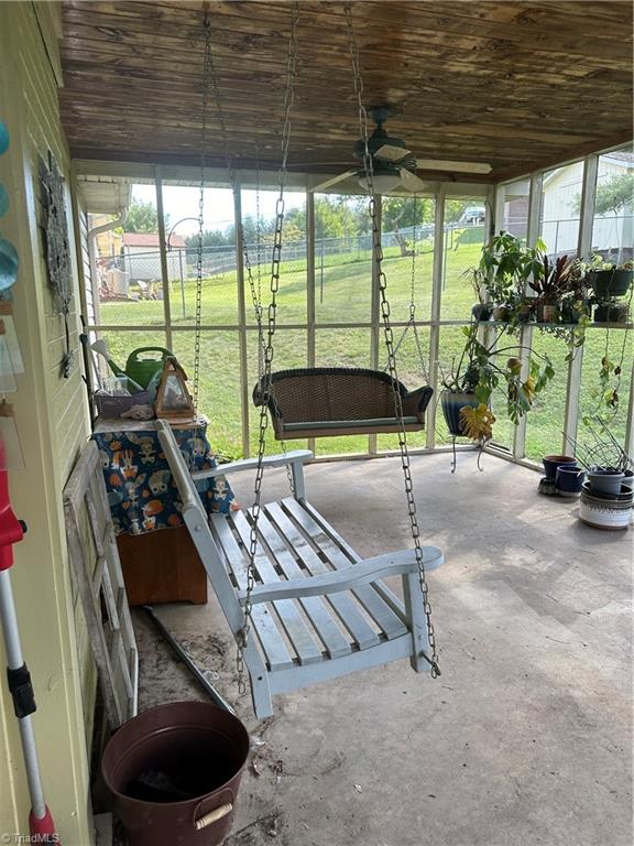 sunroom with a healthy amount of sunlight