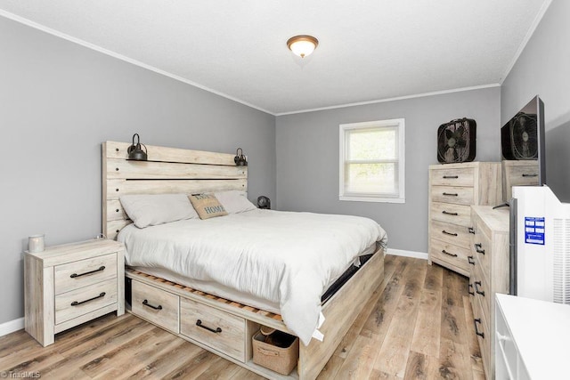 415 Crestview Dr, Thomasville, NC 27360 - bedroom featuring ornamental molding and wood finished floors